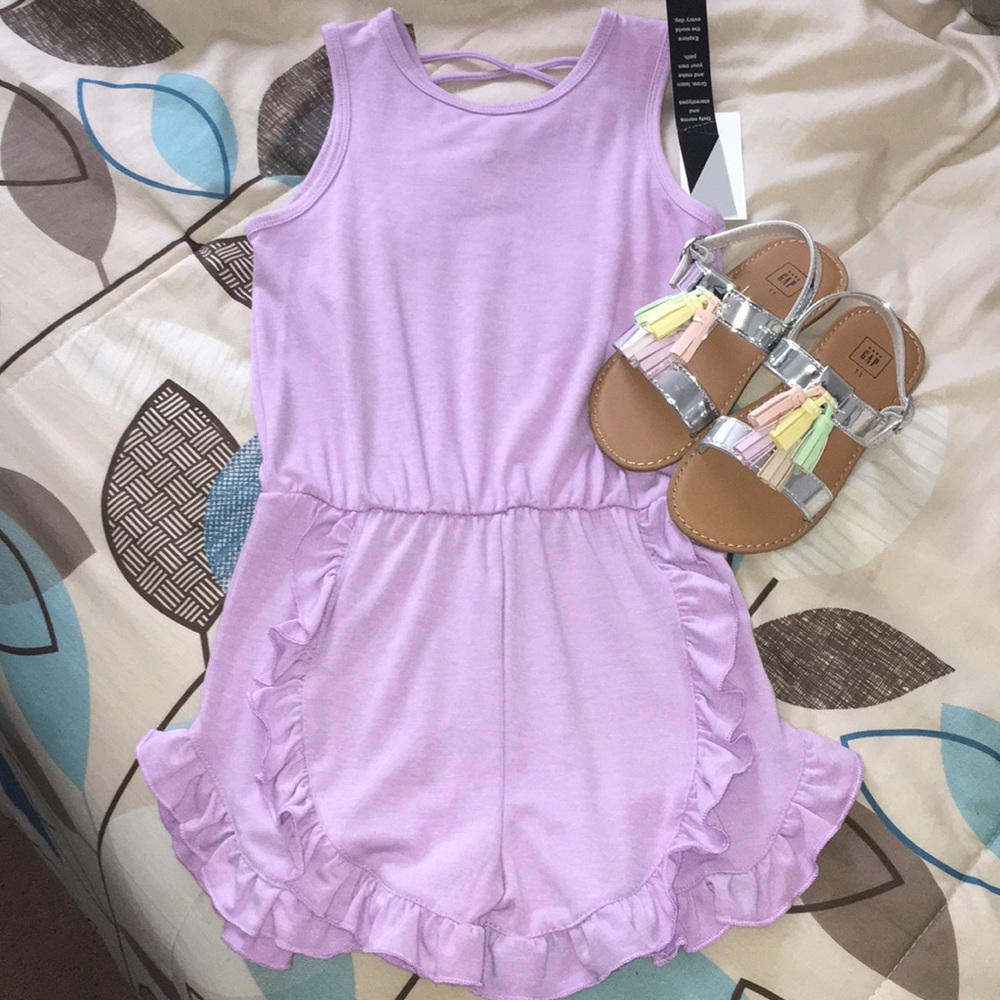 Romper and Sandals Set